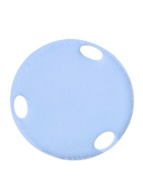 Kayo Blue Round Silicone Body Scrubbers For Gentle Exfoliation